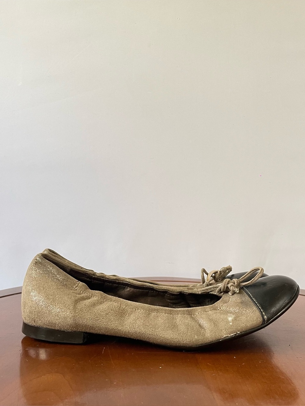 Attilio Giusti Leombruni Suede Cap Toe Ballet Flats | EU 38.5